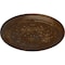 Ekena Millwork Luton Ceiling Medallion (Fits Canopies up to 1 1/8"), 15 3/4"OD x 5/8"P, Root Beer Crackle CM16LURBC - alternate 4
